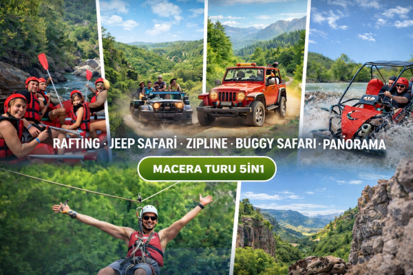 Alanya Super Combo Tour: Rafting · Jeep Safari · Quad Biking · Ziplin